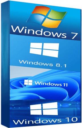 Windows All (7, 8.1, 10, 11) All Editions With Updates AIO 42in1 August 2024  Preactivated