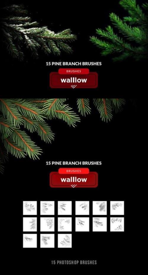 Christmas tree branches brushes 282484688