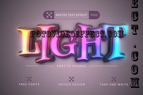 Neon Light - Editable Text Effect - 42286497