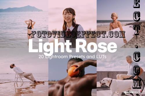 20 Light Rose Lightroom Presets LUTs - 282735479