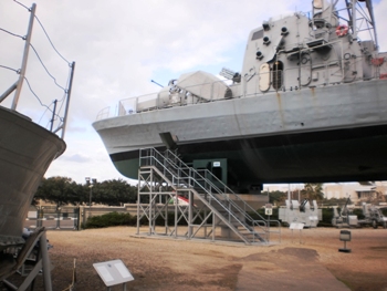 Israeli Missile ship INS Mivtach Walk Around