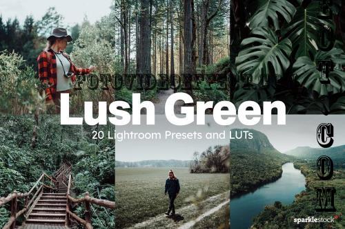 20 Lush Green Lightroom Presets LUTs - 282737575