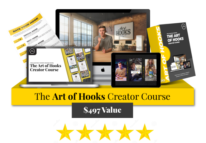 One Peak Creative – The Art of Hooks Creator – Master The Art of Hooks on TikTok and Instagram!