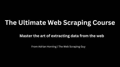 The Ultimate Web Scraping Course 2041c92d4a37c31c81c0135afd2a8dce