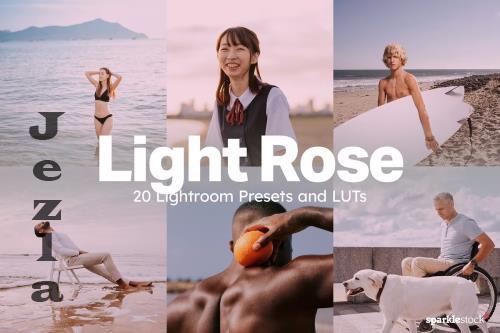 20 Light Rose Lightroom Presets LUTs - 282735479