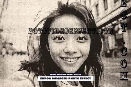 Error Damaged Photo Effect - 283608908