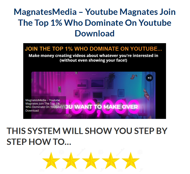 MagnatesMedia – Youtube Magnates Join The Top 1% Who Dominate On Youtube Download