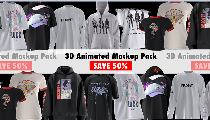 3D Animated Mockup Mega Pack Download 2024