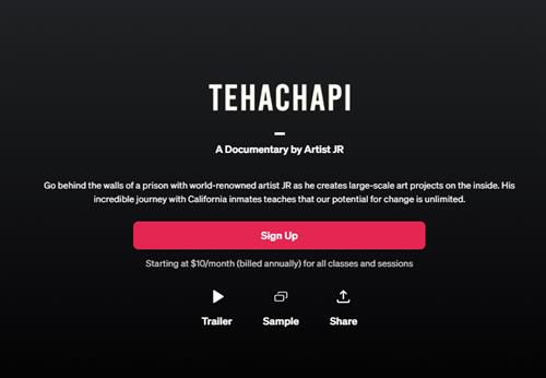 MasterClass – Tehachapi – A Documentary by Artist JR