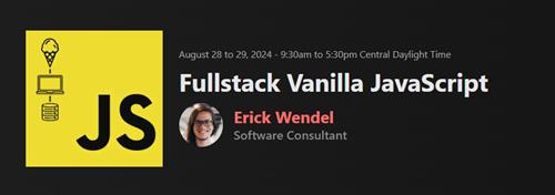 Fullstack Vanilla JavaScript