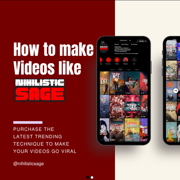 NihilisticSage – How To Make Videos Like NihilisticSage Download 2024