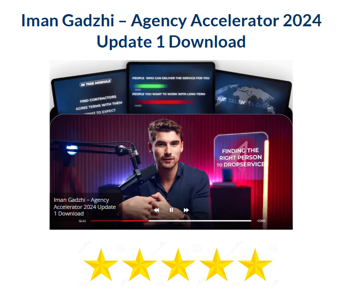 Iman Gadzhi – Agency Accelerator 2024 + Update 1 Download