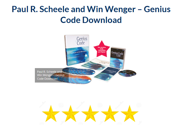 Paul R. Scheele and Win Wenger – Genius Code Download 2024