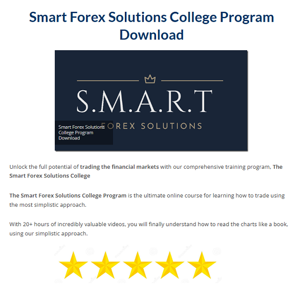 Smart Forex Solutions College Program Download 2024