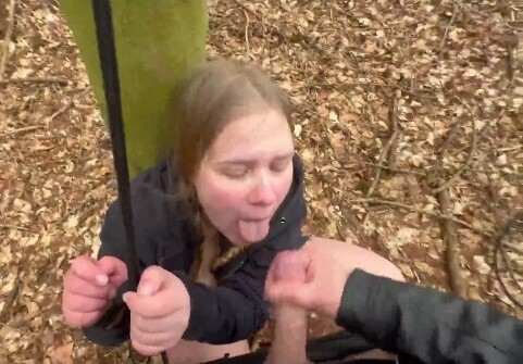 Maja-Meer - Mein geiles Sex Date im Wald - Gefesselt und gefickt