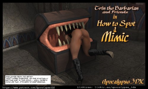 Apocalypse3DX - How to Spot a Mimic 3D Porn Comic