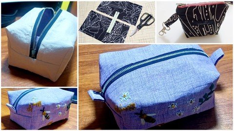 Ultimate Zipper Pouch Sewing Course – Box And Coin Pouches