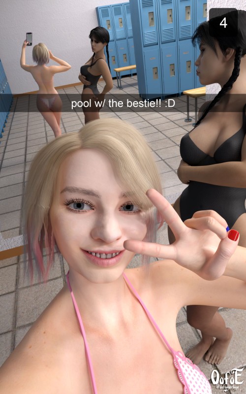 Oofoe - pre-pool snap 3D Porn Comic