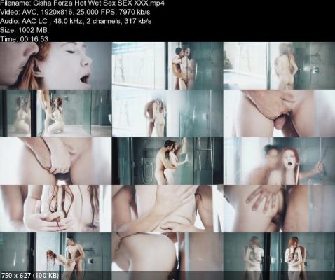 Gisha Forza - Redhead Beauty Girl Passion Fuck In Shower [HD 816p] - ArtSex