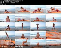 Anna Ralphs Beach Flexible Yoga Session
