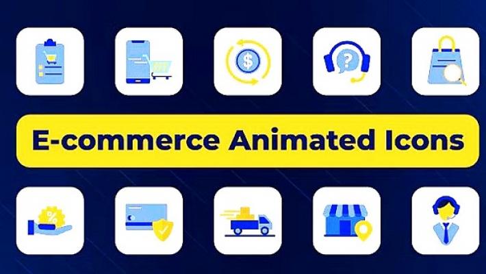 E-Commerce Animated Icons 2193380 - After Effects Templates