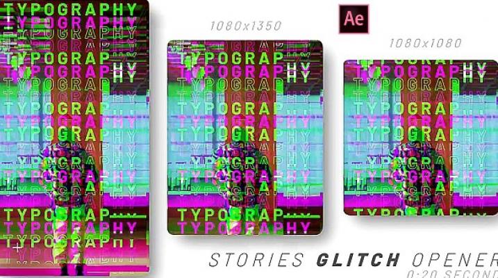 Stories Typography Opener 1682727 - After Effects Templates