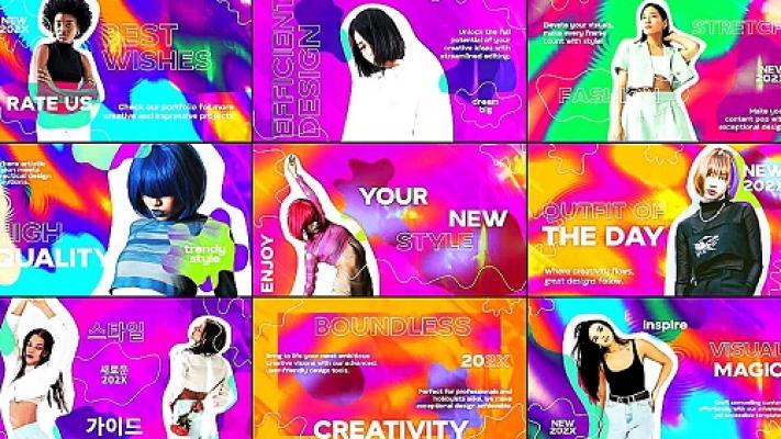 Videohive - Psychedelic Fashion Scenes 51948922 - Project For Final Cut & Apple Motion