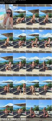 Sex With A Beautiful French Girl On The Terrace At The Resort - Tiffany Leiddi 