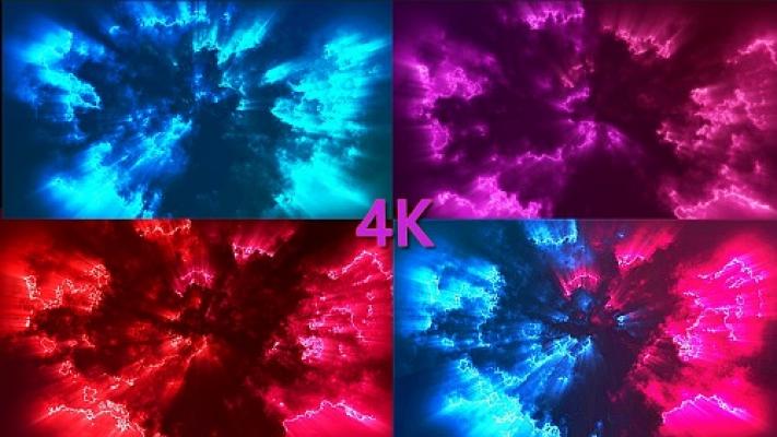 Glowing Magic Clouds Backgrounds Pack 1084601 - Motion Graphics